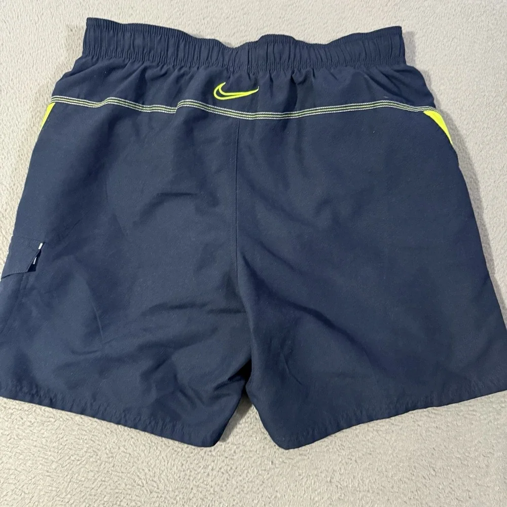 Vintage NIKE Swim Trunks Mens Medium Boardshorts Surf Lined Swim Shorts Pockets‎